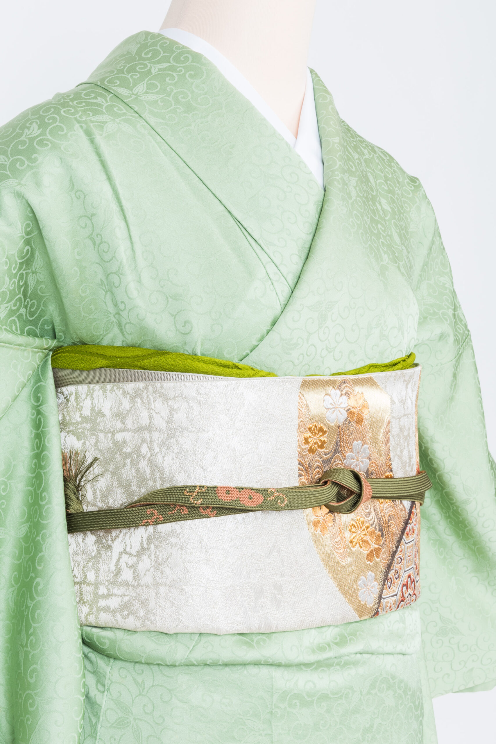 美品！色無地 一つ紋付 入学式、卒業式、結婚式に着ていける着物