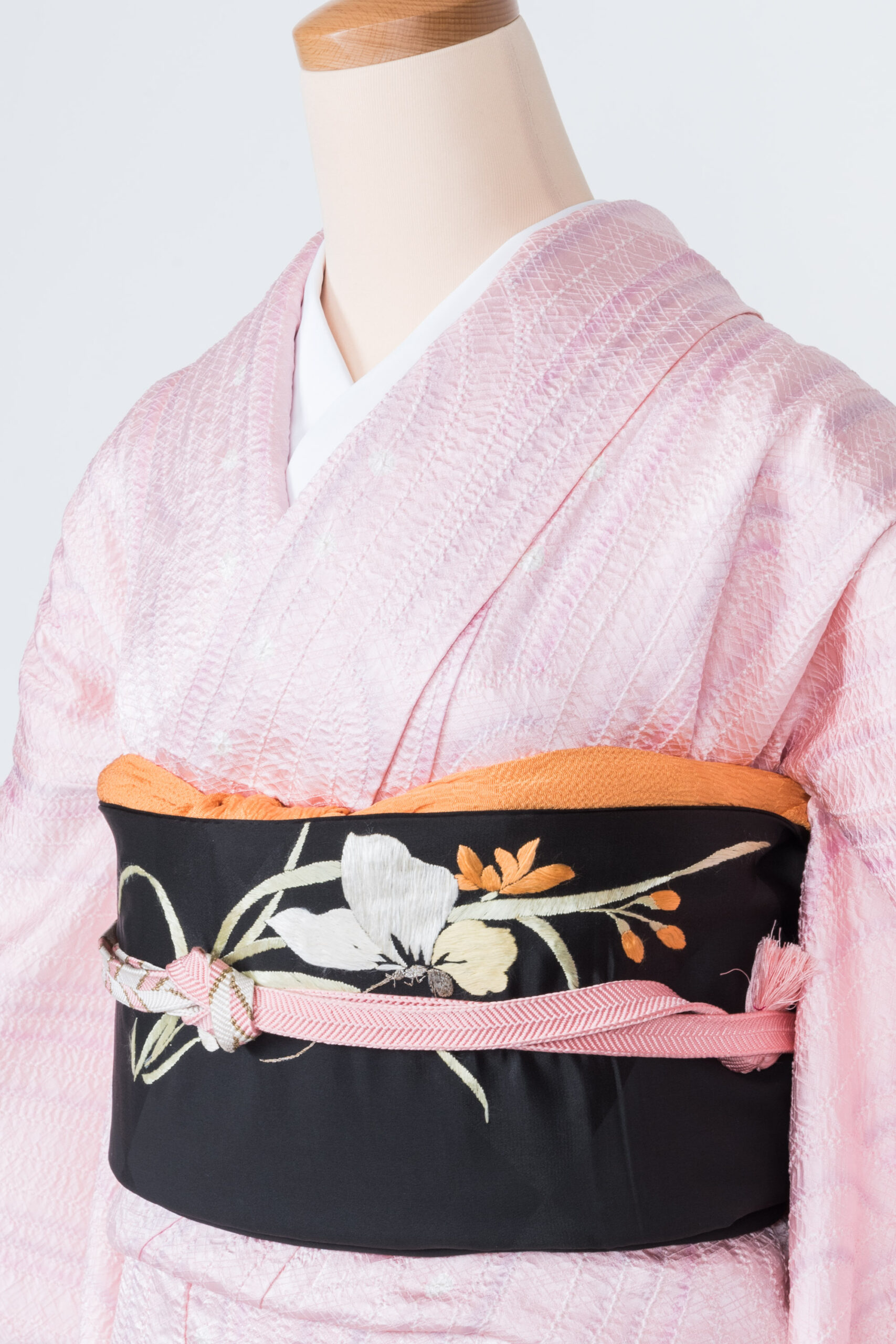 花尽くしの貝桶の小紋♡正絹♡美品♡ 花尽くしの貝桶の小紋♡正絹♡美品♡