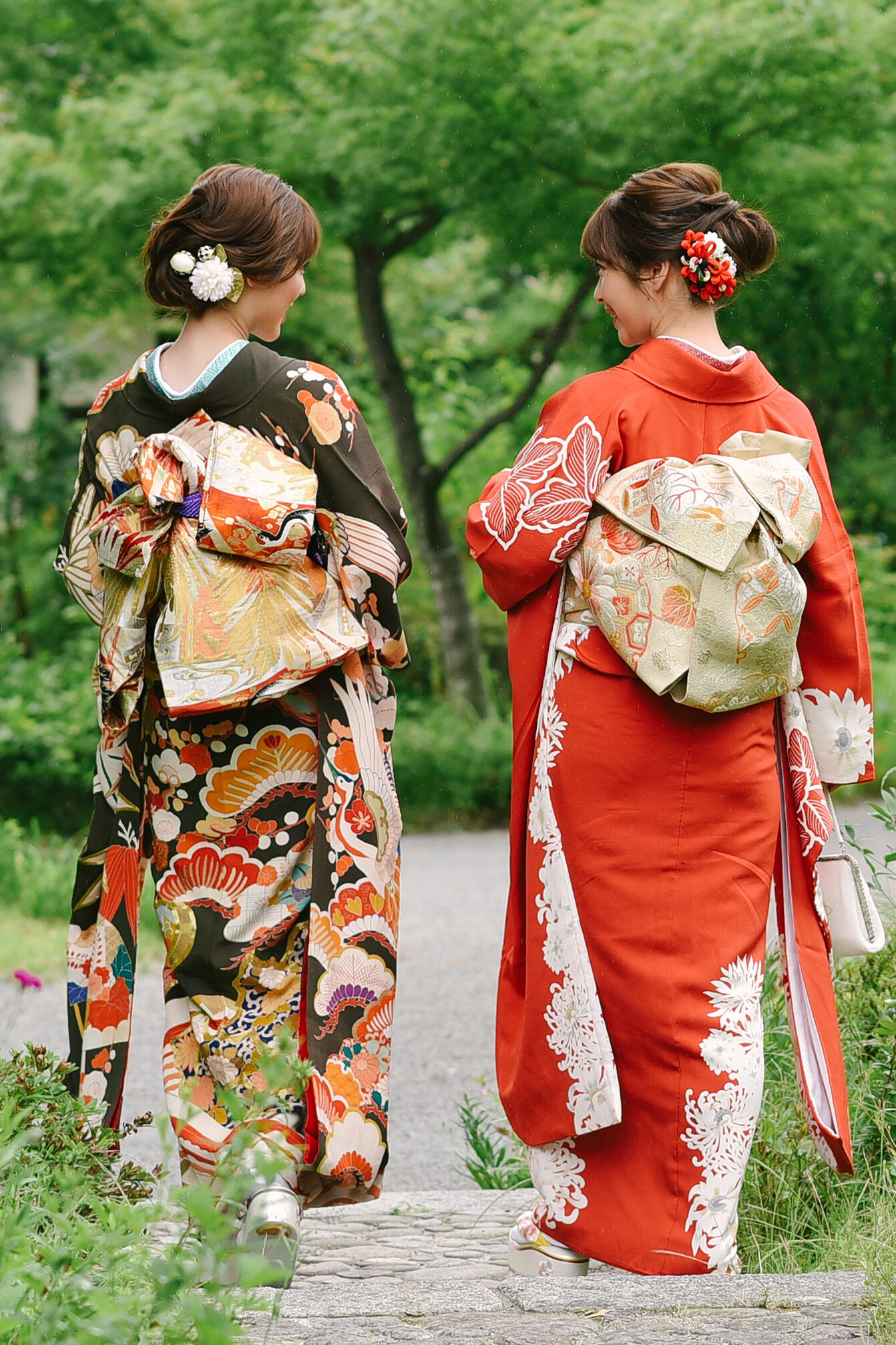 正絹 袋帯 四季花車紋 長さ428 振袖、留袖にも 豪華な花柄金糸袋帯 正絹 袋帯 四季花車紋 長さ428 振袖、留袖にも 豪華な花柄