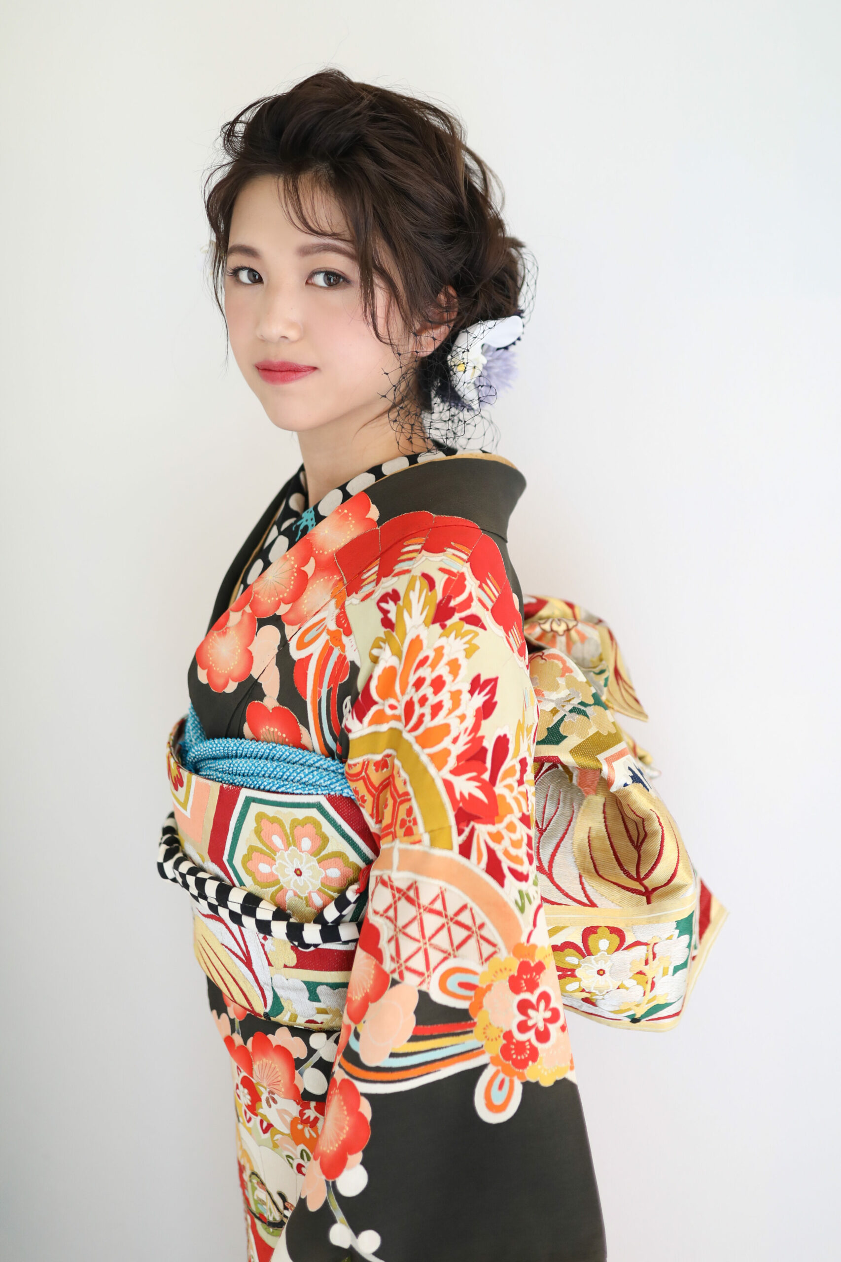 高級和服】長襦袢 着物 アンティーク レトロ 女性用 綺麗な赤色